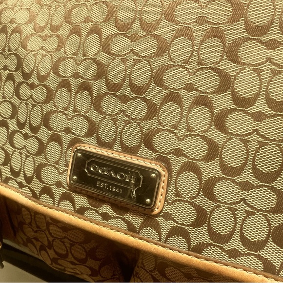 Coach Messenger Bag Brown Khaki - Picture 17 of 17